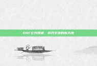 DNF公共频道，游戏交流的新天地