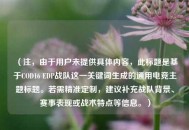 （注，由于用户未提供具体内容，此标题是基于COD16 EDP战队这一关键词生成的通用电竞主题标题。若需精准定制，建议补充战队背景、赛事表现或战术特点等信息。）