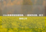 PUBG录像举报按键指南，一键保存证据，捍卫游戏公平
