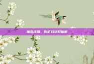 摩尔庄园，铜矿石获取指南