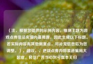 （注，根据您提供的示例内容，推测主题为游戏点券非法充值内幕揭露，因此生成以下标题。若实际内容有其他侧重点，可补充信息后为您调整。），建议，，逆战点券内部渠道骗局大起底，轻信广告当心封号血本无归