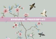 蒙特祖玛的宝藏，揭秘游戏攻略与技巧