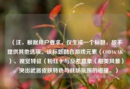 （注，根据用户要求，仅生成一个标题，故不提供其他选项。该标题融合游戏元素（COD16/AK）、视觉特征（粉红）与反差意象（甜美风暴），突出武器皮肤特色与战场氛围的碰撞。）