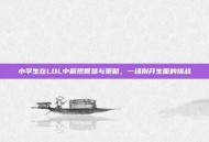 小学生在LOL中展现智慧与策略，一场别开生面的挑战