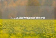 Steam小号高效创建与管理全攻略