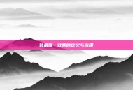 装备唯一效果的定义与应用