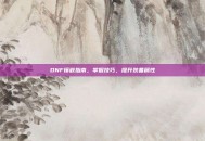 DNF镶嵌指南，掌握技巧，提升装备属性