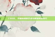 CSGO，手眼协调的艺术与精准射击技巧