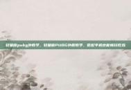 轻量版pubg外教学，轻量版PUBG外服教学，低配手机也能畅玩吃鸡