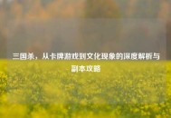 三国杀，从卡牌游戏到文化现象的深度解析与副本攻略