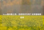 Steam国内版上线，含绝地求生吗？玩家面临新选择