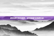 瞬间潜行技巧指南，高效隐蔽与快速行动