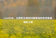 CSGO小朵，从默默无闻到闪耀赛场的电竞新星崛起之路