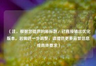 （注，根据您提供的原标题，已直接输出优化版本。若需进一步调整，请提供更多背景信息或具体要求）