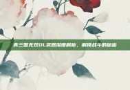 真三国无双OL武器深度解析，解锁战斗的秘密