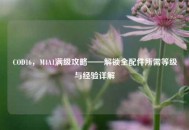 COD16，M4A1满级攻略——解锁全配件所需等级与经验详解