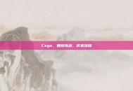 Csgo，拥抱挑战，庆祝旅程