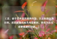 （注，由于您未提供具体内容，以上标题仅为示例。若您能提供相关内容素材，我将为您生成更精准的标题。）