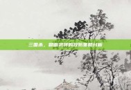 三国杀，翻面武将的攻防策略分析
