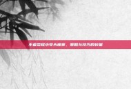 王者荣耀小号天梯赛，策略与技巧的较量