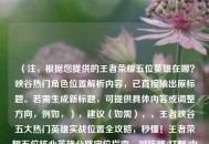 （注，根据您提供的王者荣耀五位英雄在哪？峡谷热门角色位置解析内容，已直接输出原标题。若需生成新标题，可提供具体内容或调整方向，例如，），建议（如需），，王者峡谷五大热门英雄实战位置全攻略，秒懂！王者荣耀五位核心英雄分路定位指南，对抗路/打野/中路？五大英雄地图站位解析