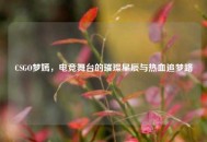 CSGO梦嫣，电竞舞台的璀璨星辰与热血追梦路