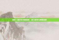 暗影一直存在攻略指南，深入探索与策略应用