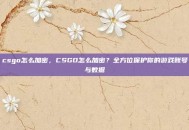 csgo怎么加密，CSGO怎么加密？全方位保护你的游戏账号与数据