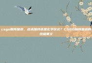 csgo厕所壁纸，战术加持还是玄学仪式？CSGO厕所壁纸的终极奥义