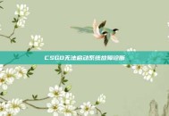 CSGO无法启动系统故障诊断