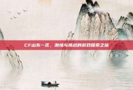 CF山东一区，激情与挑战的游戏探索之旅
