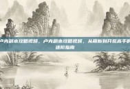 卢克副本攻略视频，卢克副本攻略视频，从萌新到开荒高手的进阶指南