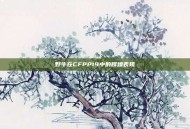 野牛在CFPP19中的辉煌表现