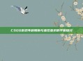 CSGO游戏年龄限制与责任意识的平衡探讨