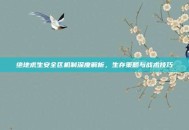 绝地求生安全区机制深度解析，生存策略与战术技巧