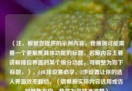 （注，根据您提供的示例内容，我推测可能需要一个更聚焦具体功能的标题。若原内容主要讲解排位界面的某个细分功能，可调整为如下标题，），LOL排位赛必学，3步设置让你的选人界面效率翻倍，（请根据实际内容选用或告知具体方向，我将为您精准调整）
