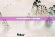 DNF复仇者刷图能力深度解析