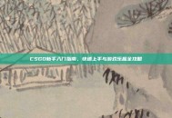 CSGO新手入门指南，快速上手与游戏乐趣全攻略