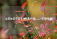 三国杀武将战斗技巧全攻略，从入门到精通