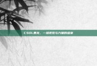 CSOL暴龙，一场视觉与力量的盛宴