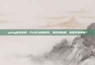 pubg缺少色屏，PUBG色屏缺失，是技术倒退，还是另有所图？