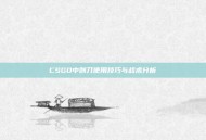 CSGO中刺刀使用技巧与战术分析