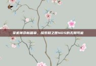 掌机革命新篇章，探索和之匣NDS的无限可能