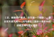 （注，根据用户要求，仅生成一个标题），业炎焚天谋九州——司马徽在三国杀十周年中的战略艺术与隐士情怀