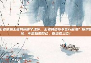 王者荣耀王者局用哪个法师，王者局法师不是万金油？版本答案，不是甄姬妲己，首选这三位！