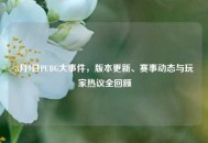 3月9日PUBG大事件，版本更新、赛事动态与玩家热议全回顾