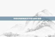 特斯拉电喷雾高效充电与维护指南