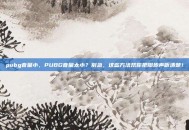 pubg音量小，PUBG音量太小？别急，这些方法帮你把脚步声听清楚！