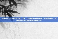 台式显卡720能玩cf吗，GT 720显卡还能再战？实测告诉你，台式机显卡720能不能流畅玩CF