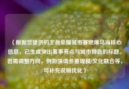 （根据您提供的王者荣耀城市赛燃爆乌海核心信息，已生成突出赛事亮点与城市特色的标题。若需调整方向，例如强调参赛规模/文化融合等，可补充说明优化）